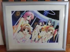 直筆サイン入 アールビバン 版画 鈴平ひろ フローラ　SHUFFLE!　カレハ 直筆サイン入 アールビバン 版画 鈴平ひろ フローラ SHUFFLE