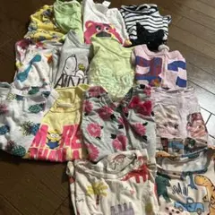 多色キャラクターTシャツセット 120