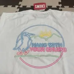 M キャンプ チャムス CHUMS tシャツ 半袖 ホワイト 新品 アウトドア