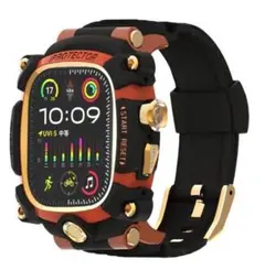【耐衝撃iWatchケース】アップルウォッチ用フルカバー保護ケース49mm