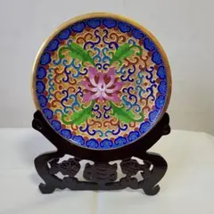 1080‼️時代物 中国 七宝皿 七宝焼 龍 中国美術 1080様 専用‼️時代物 中国 七宝皿 七宝焼 龍 中国美術