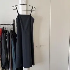 【未使用】黒のキャミワンピース