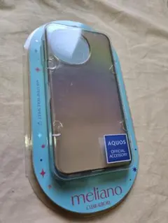 AQUOSsense9 オーロラ　スマホケース　カバー　ブラック　834