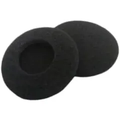 ヘッドホン交換用 イヤーパッド 直径40mm 黒 2個セット
