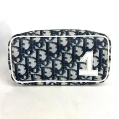 Dior ディオール ポーチ トロッター No.1 MC 1021 ネイビー