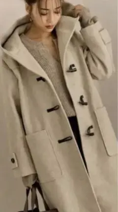 Re:EDIT(リエディ) ベージュ ダッフルコート