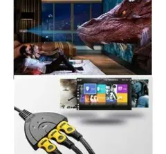 e37 新品◆HDMI分配フルHD セレクタ 3D対応 自動 3入力1出力