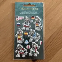 新品未使用 サッカーワールドカップ ロシア大会 記念ステッカー