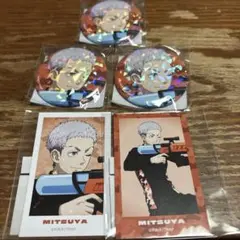 東京リベンジャーズ　ウォーターガンバトル　三ツ谷隆　缶バッジ　イラストカード