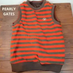 ★PEARLY GATES★パーリーゲイツ★M★リバーシブルベスト★リブウール入