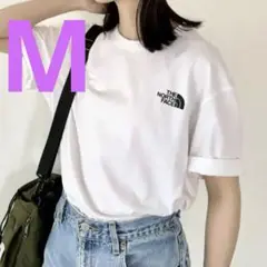 ノースフェイス Tシャツ M ホワイト　韓国限定 正規品／新品未使用✨