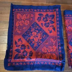 新品未使用 花柄刺繍クッションカバー　座布団カバー5枚セット