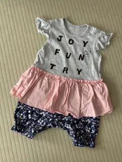 ブリーズ　ロンパース　レイヤード　80 サイズ