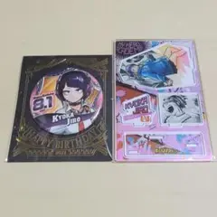ヒロアカ 耳郎響香 バースデー缶バッジ 名場面ジオラマフィギュア