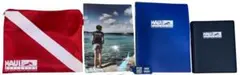 NAUI ダイビンログブックとクリアファイルセット