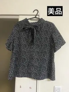 【美品】アズノゥアズ AS KNOW AS レディーストップス 半袖 M