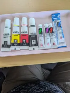 サクラクレパス アクリル絵の具セット 8色 25ml
