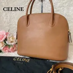 【希少・美品】セリーヌ 2way ショルダーバッグ ボリード ブラウン レザー