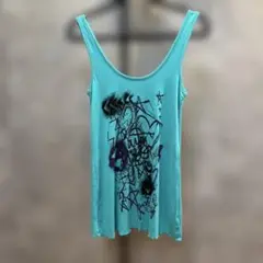 LiL'marv タンクトップ グラフィティプリント