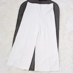【新品タグ付き】Theory セオリー 麻混 ワイドパンツ ホワイト サイズ2