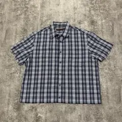 OLD 短丈　ショート丈　チェックシャツ　cityboy 古着　ボックス