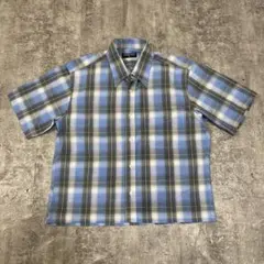 OLD 短丈　ショート丈　チェックシャツ　cityboy 古着　ボックス
