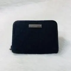 早い者勝ち美品 GUCCI グッチ 小銭入れ コインケース 小物 黒 キャンバス