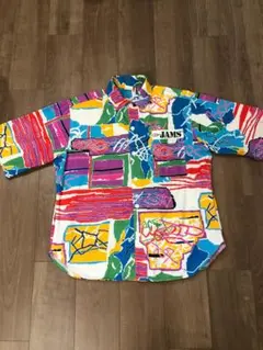 80s JAMS シャツ Lサイズ