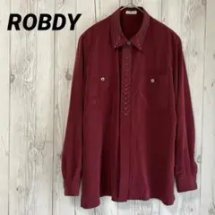 【ROBDY】ロブディ 長袖　ブラウス　ボルドー　ビジュー　大人　おしゃれ