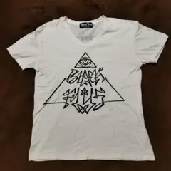 Black Frys VネックTシャツ ホワイト