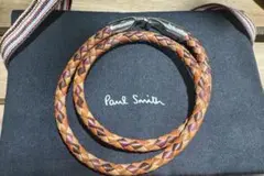 Paul Smith 編み込みレザーブレスレット