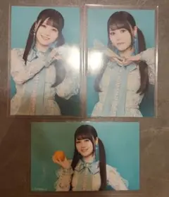 ネーブルオレンジ ミニ生写真 3種コンプ 伊藤理々杏