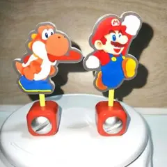 スーパーマリオブラザーズ ワンダー パネルクリップスタンド マリオ あかヨッシー