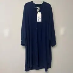 3Lシャツワンピース ネイビー未使用