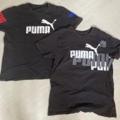 PUMA ブラック Tシャツ 半袖　2枚セット　150