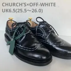 CHURCH’Sチャーチ OFF-WHITE Shannon Cut Lines