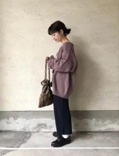 kastane 鹿の子ニットビッグカーデ ィガン　ˎˊ˗