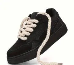 最安PLATFORM THICK ROPE SHOES 厚底geek スニーカー