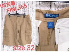 フォロー割 US古着 FINL365 カーゴパンツ メンズ ハーフパンツ