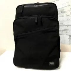 超美品✨ポーター ハイブリッド リュック 2層 A4可 ブラック 吉田カバン