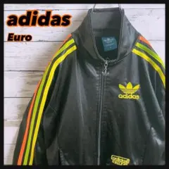 希少 adidas⭐︎アディダス トレフォイル刺繍 ラスタカラー CHILE62