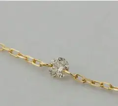 【美品】シエナロゼ Nudie Diamond・ネックレス[シャンパン]