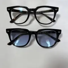 Ray-Ban 度入りメガネ　度入りサングラスセット