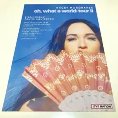 Kacey Musgraves Tokyo 来日公演 フライヤー