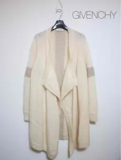 美品/GIVENCHY/モヘヤ♡シルク/ロングカーディガン/M/クロス
