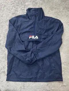 FILA ネイビー ナイロンジャケット LLサイズ