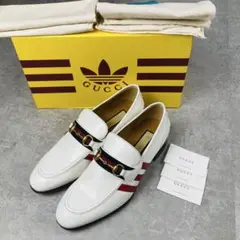 付属品完備！ほぼ新品✨グッチ×アディダス ローファー ホースビット シェリー 付属品完備！ほぼ新品✨グッチ×アディダス ローファー ホース