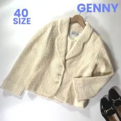 GENNY アルパカ混シャギーツイードジャケット 2492 秋