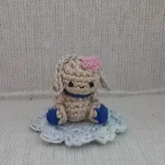 あみぐるみ　みるくうさぎのちいさいお友達