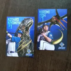 清宮幸太郎選手＋伊藤大海投手☆超恐竜展限定トレカ☆非売品